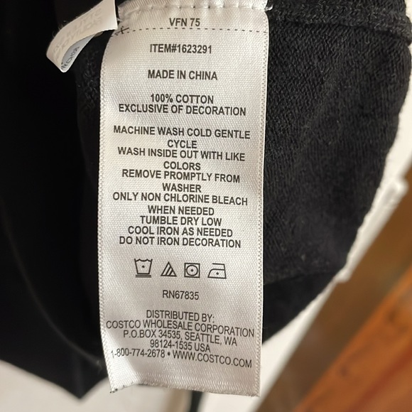 NAUTICA Men's Crewneck Pullover Sweater Size Medium in Black Gray - Picture 3 of 5